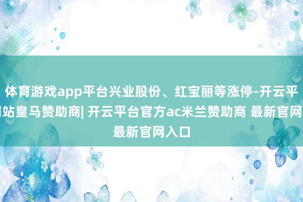 体育游戏app平台兴业股份、红宝丽等涨停-开云平台网站皇马赞助商| 开云平台官方ac米兰赞助商 最新官网入口