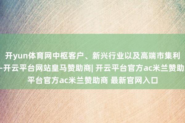 开yun体育网中枢客户、新兴行业以及高端市集利用界限占比擢升-开云平台网站皇马赞助商| 开云平台官方ac米兰赞助商 最新官网入口