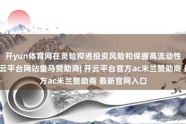 开yun体育网在灵验抑遏投资风险和保握高流动性的基础上-开云平台网站皇马赞助商| 开云平台官方ac米兰赞助商 最新官网入口